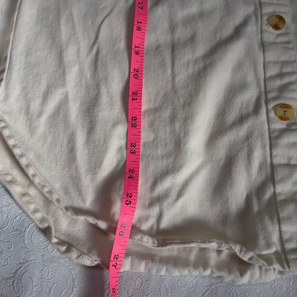 Thread & Supply Pastel Yellow Button Down Shirt Size M . - Picture 6 of 8